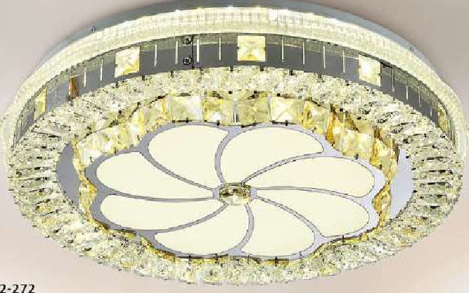 Đèn mâm LED pha lê Thái Kim Long E2-272